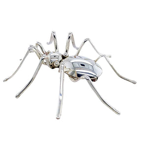 Native American Necklaces & Pendants - Large Navajo Sterling Silver Spider Pin - Emily Spencer