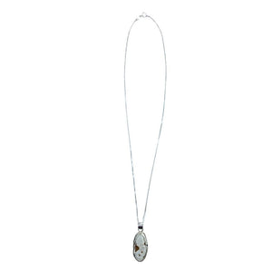 Native American Necklaces & Pendants - Navajo Dry Creek Turquoise Pendant Necklace - Native American