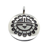 Native American Necklaces & Pendants - Navajo Kachina Sterling Silver Pendant