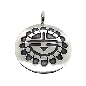 Native American Necklaces & Pendants - Navajo Kachina Sterling Silver Pendant