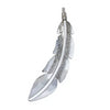 Native American Necklaces & Pendants - Navajo Sterling Silver Feather Pendant - Billy Long