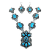 Native American Necklaces & Pendants - Prince Turquoise Necklace Set - Mike Calladitto, Navajo