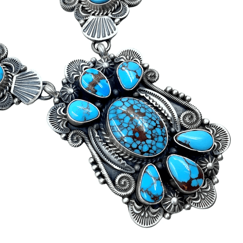 Image of Native American Necklaces & Pendants - Prince Turquoise Necklace Set - Mike Calladitto, Navajo
