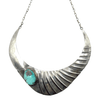 Native American Necklaces & Pendants - Sensational Silver And Turquoise Navajo Pawn Necklace
