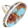 Native American Ring - Navajo Golden Hills Turquoise Embellished Ring