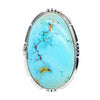 Native American Ring - Navajo Golden Hills Turquoise Ring - Samson Edsitty