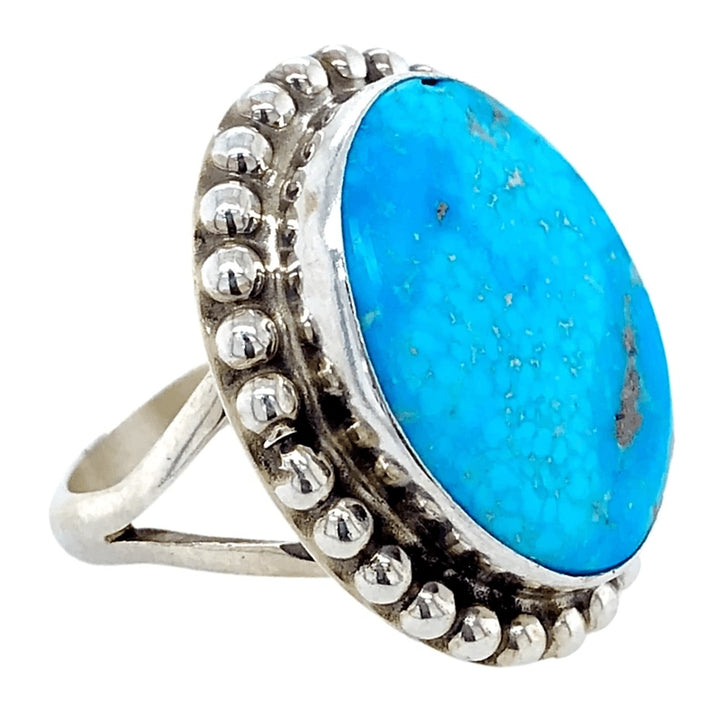 Native American Ring - Navajo Oval Duchess Ring - Samson Edsitty