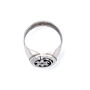 Native American Ring - Navajo Sterling Silver Turtle Ring