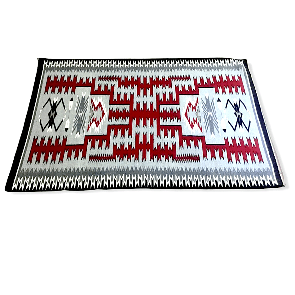 Navajo 5x4 Storm Pattern Rug by C. Yellowhorse