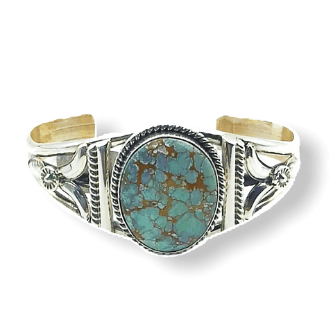 Image of Sold Navajo #8 Turquoise B.racelet - Native American