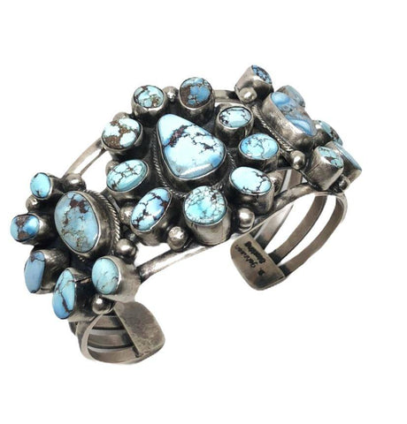 Image of sold Navajo Golden Hills Turquoise Cluster  - Native American