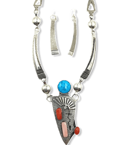 Sold Navajo Multi-Color N.ecklace - Jack Tom - Native American