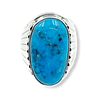 Sold Navajo Kingman Turquoise Men's Ring - Native American