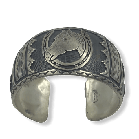 Image of SOLD Silver Horse Bracel.