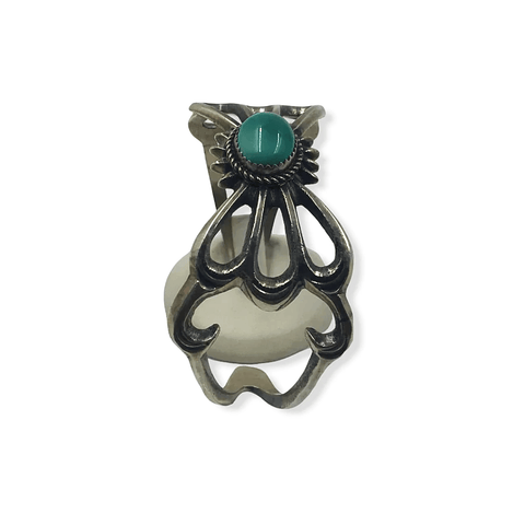 Image of sold Navajo Sandcast Turquoise B.racelet