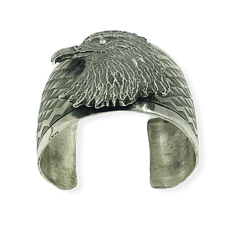 Image of Sold Navajo Sterling Silver Eagle Bracelet
