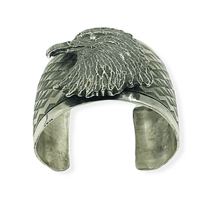 Sold Navajo Sterling Silver Eagle Bracelet
