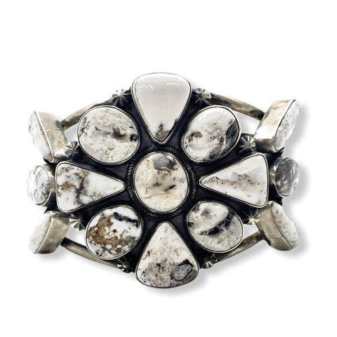 Image of SOLD Navajo White Buffalo Cluster -Traditional Style