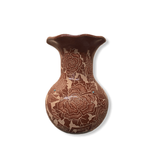Santa Clara Hummingbird Vase by Gwen Tafoya