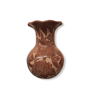 Santa Clara Hummingbird Vase by Gwen Tafoya