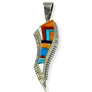 SOLD Navajo Spine Oyster & Turquoise P.endant