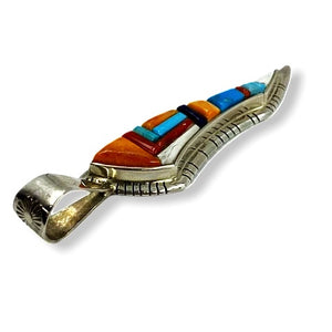 SOLD Navajo Spine Oyster & Turquoise P.endant