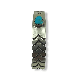 SOLD Turquoise Feather Brace